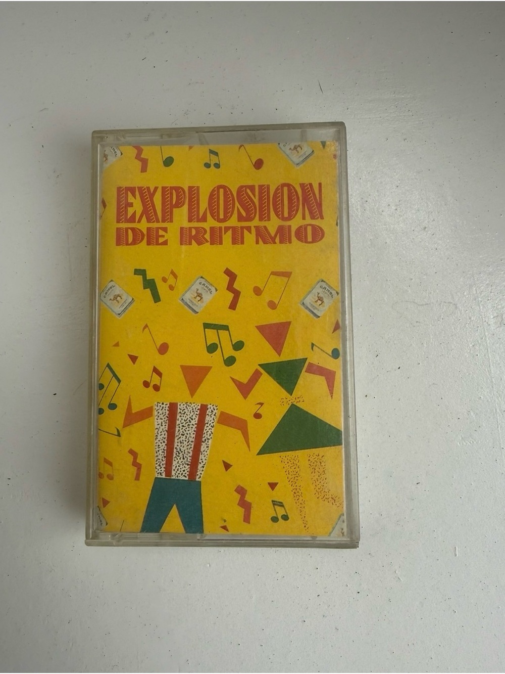 Explosion De Ritmo Vintage Yellow Music Cassette Ana Gabriel Liza Lopez